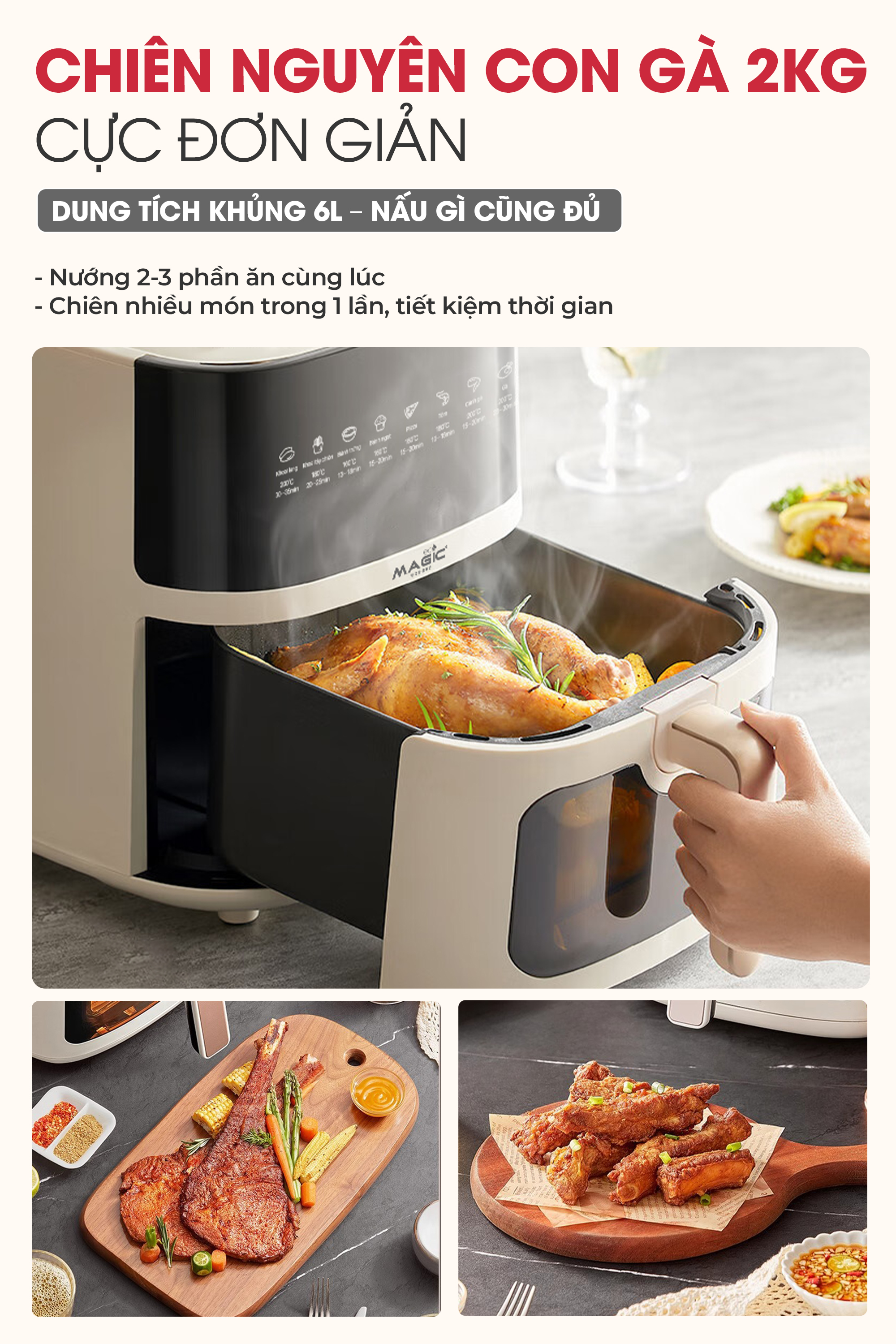 Nồi chiên không dầu Magic Eco AC-161 13