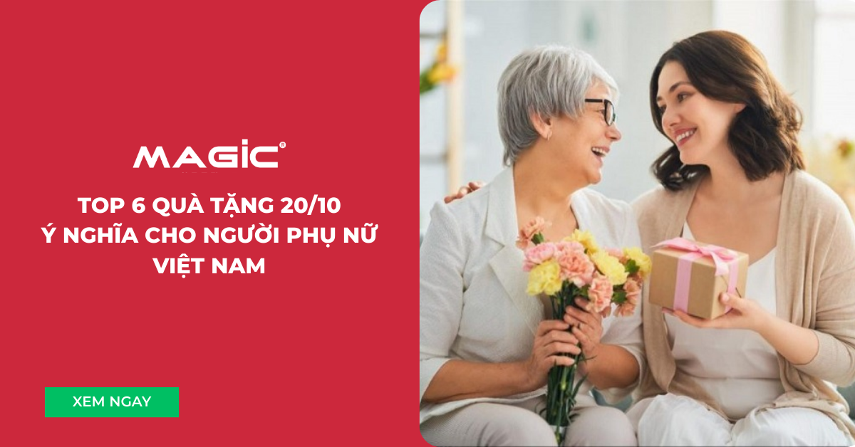 top 6 quà tặng cho ngày 20/10