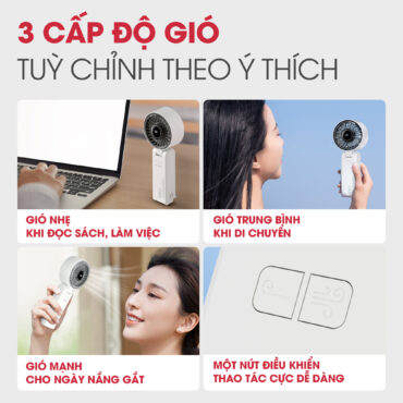 Quạt Sạc Cầm Tay Mini MAGIC A-013 9