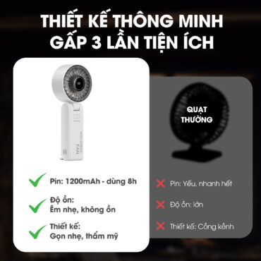 Quạt Sạc Cầm Tay Mini MAGIC A-013 12