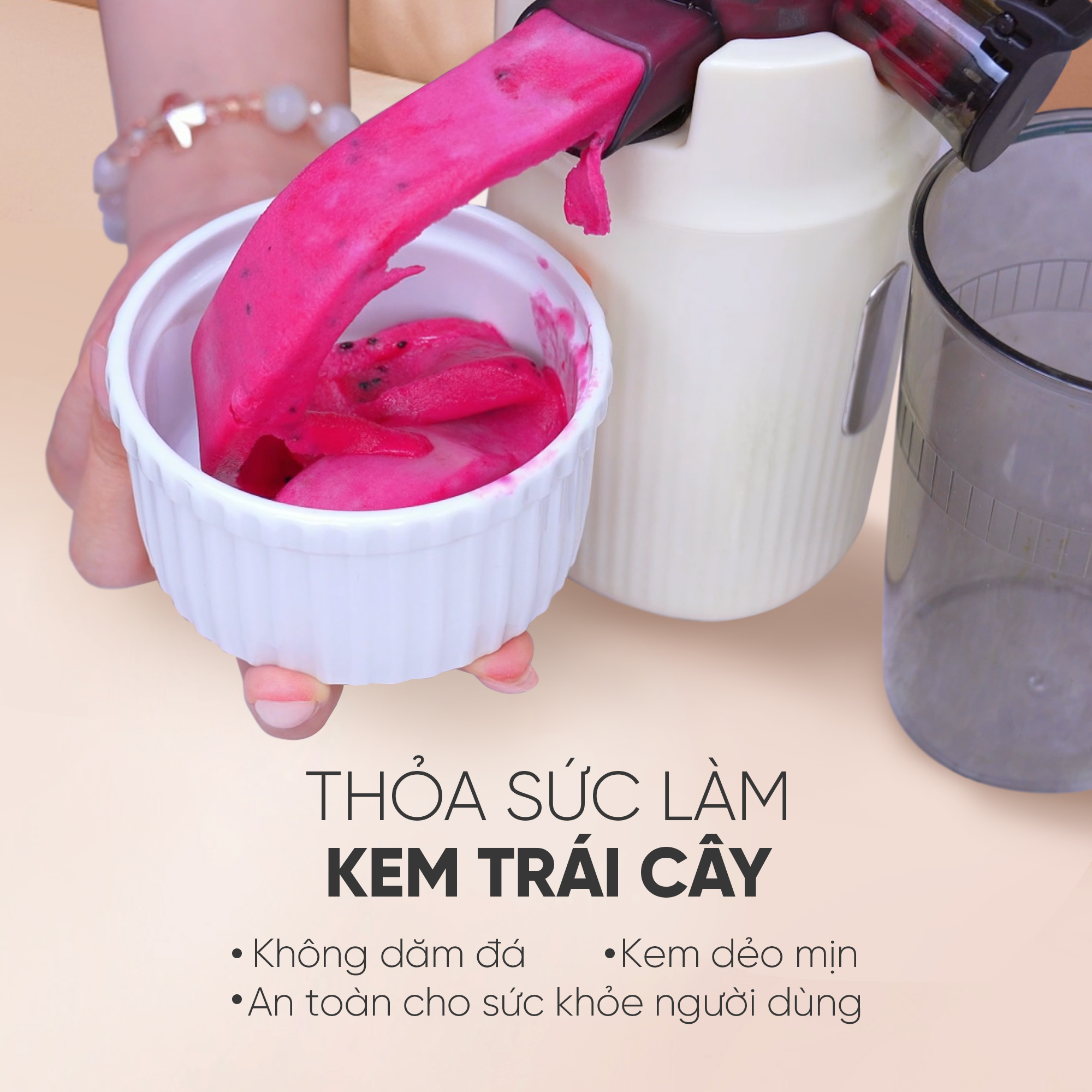 Máy ép chậm mini Magic Eco AC-149 1 máy ép chậm