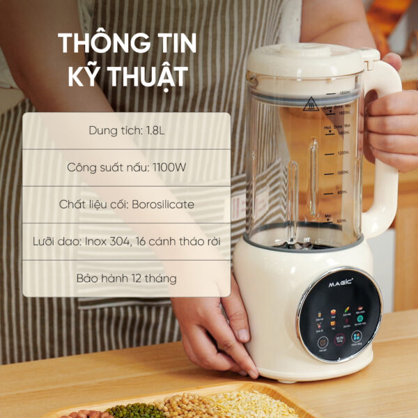 Máy Xay Sữa Hạt Magic A-104 8