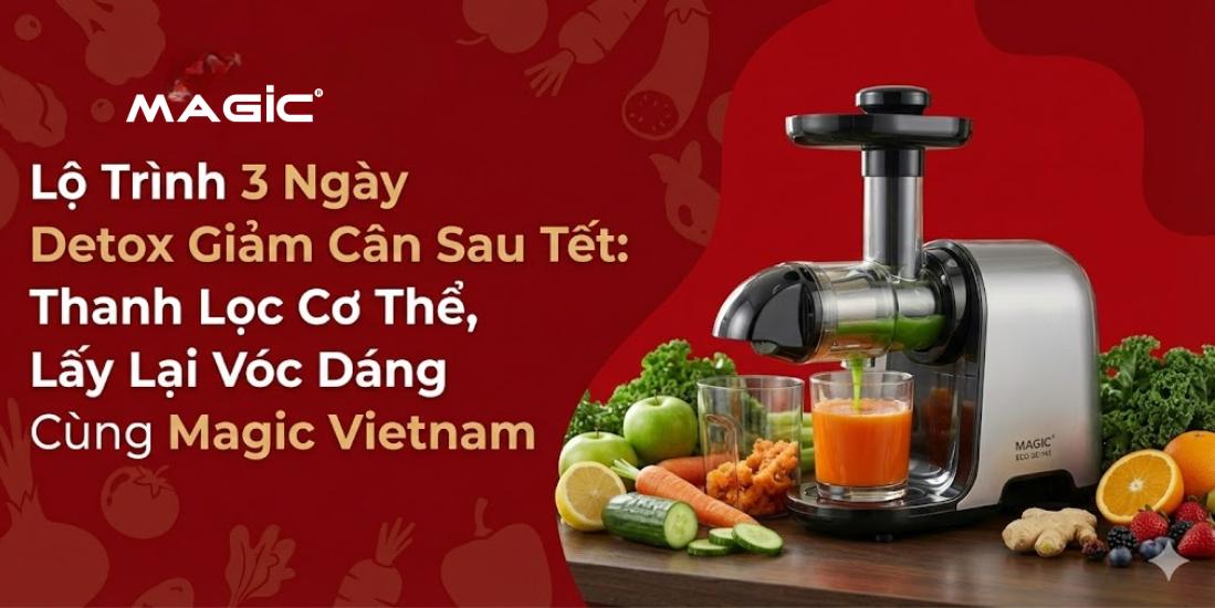 3 ngày detox giảm cân sau tết