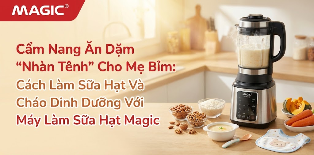 cách làm sữa hạt và cháo dinh dưỡng