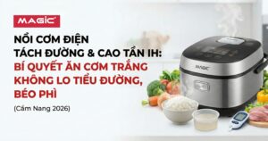 nồi cơm điện tách đường