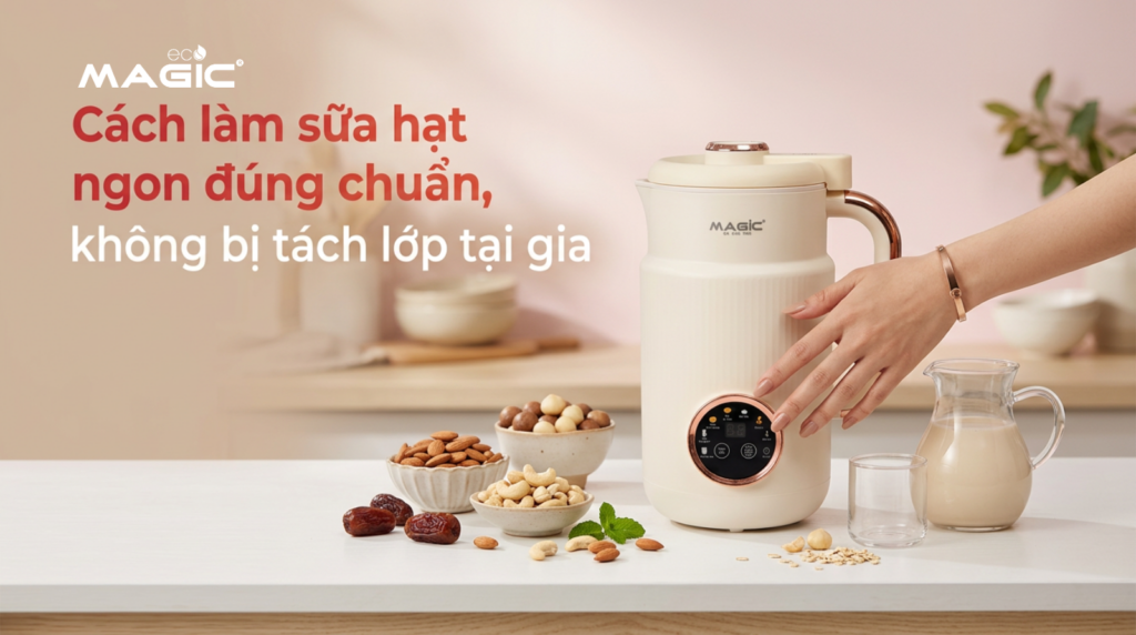 Cách làm sữa hạt ngon đúng chuẩn, không bị tách lớp tại gia 1