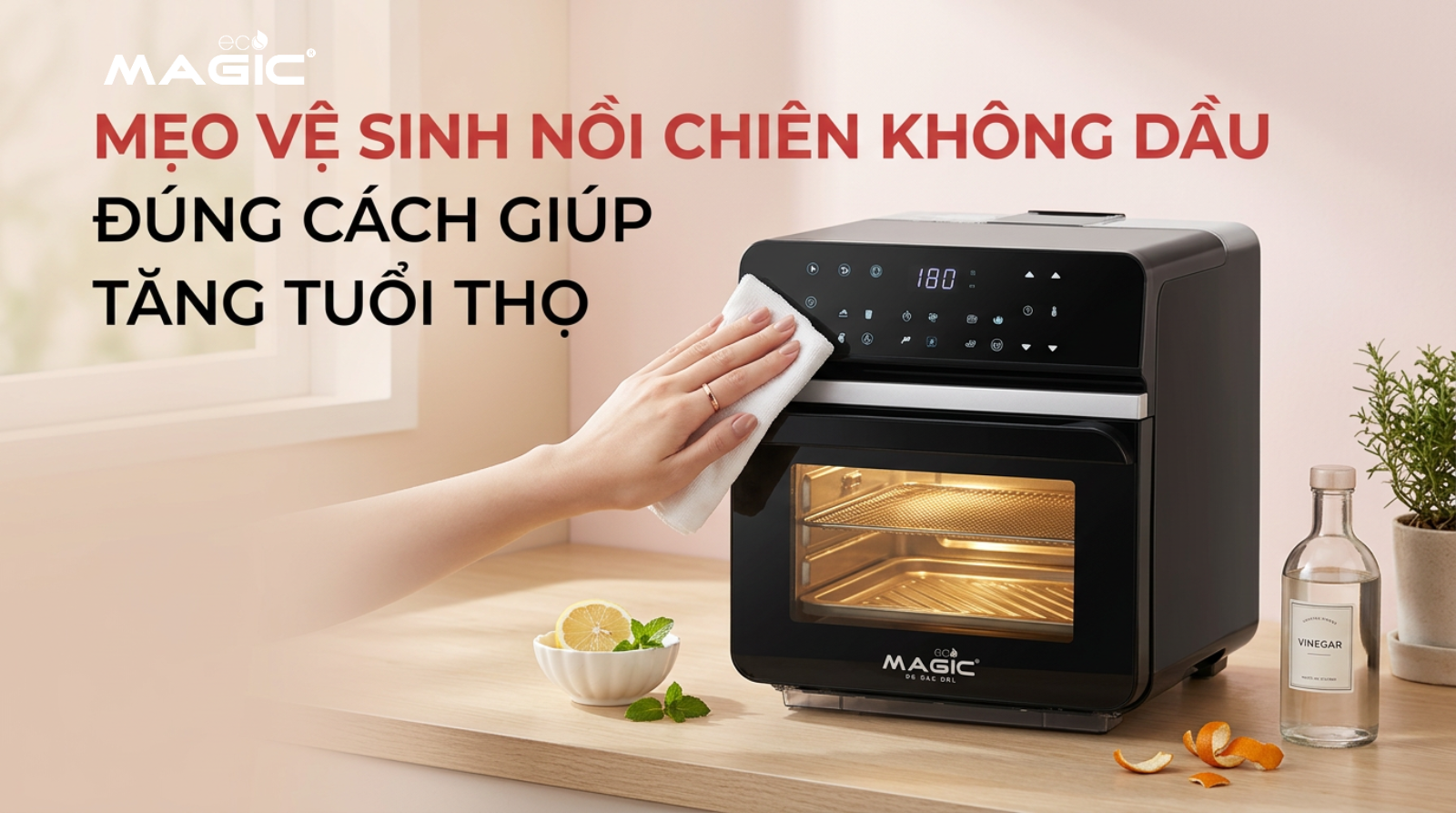 Mẹo vệ sinh nồi chiên không dầu đúng cách giúp tăng tuổi thọ 1