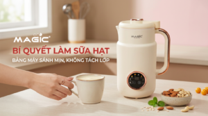 Bí quyết làm sữa hạt bằng máy sánh mịn, không tách lớp 1