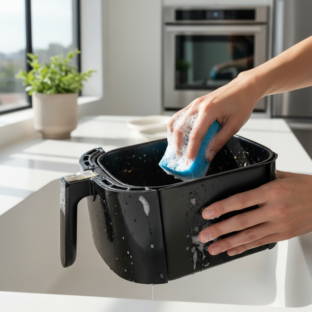 Mẹo vệ sinh nồi chiên không dầu đúng cách giúp tăng tuổi thọ