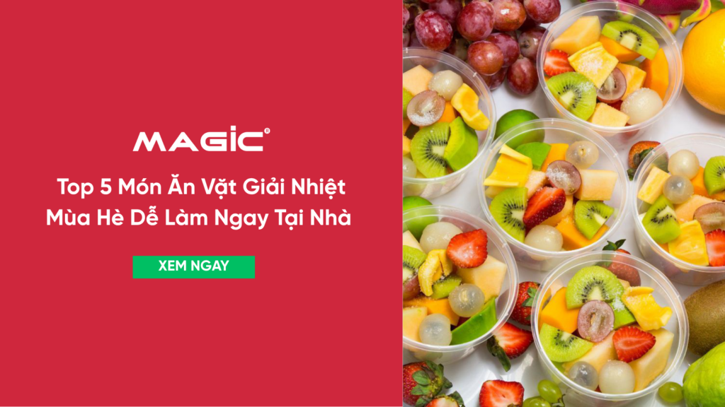 món ăn vặt giải nhiệt mùa hè