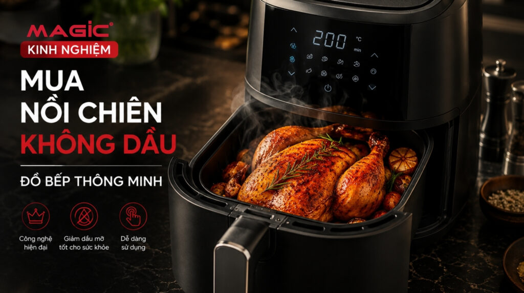 Kinh nghiệm mua nồi chiên không dầu - Đồ bếp thông minh 1