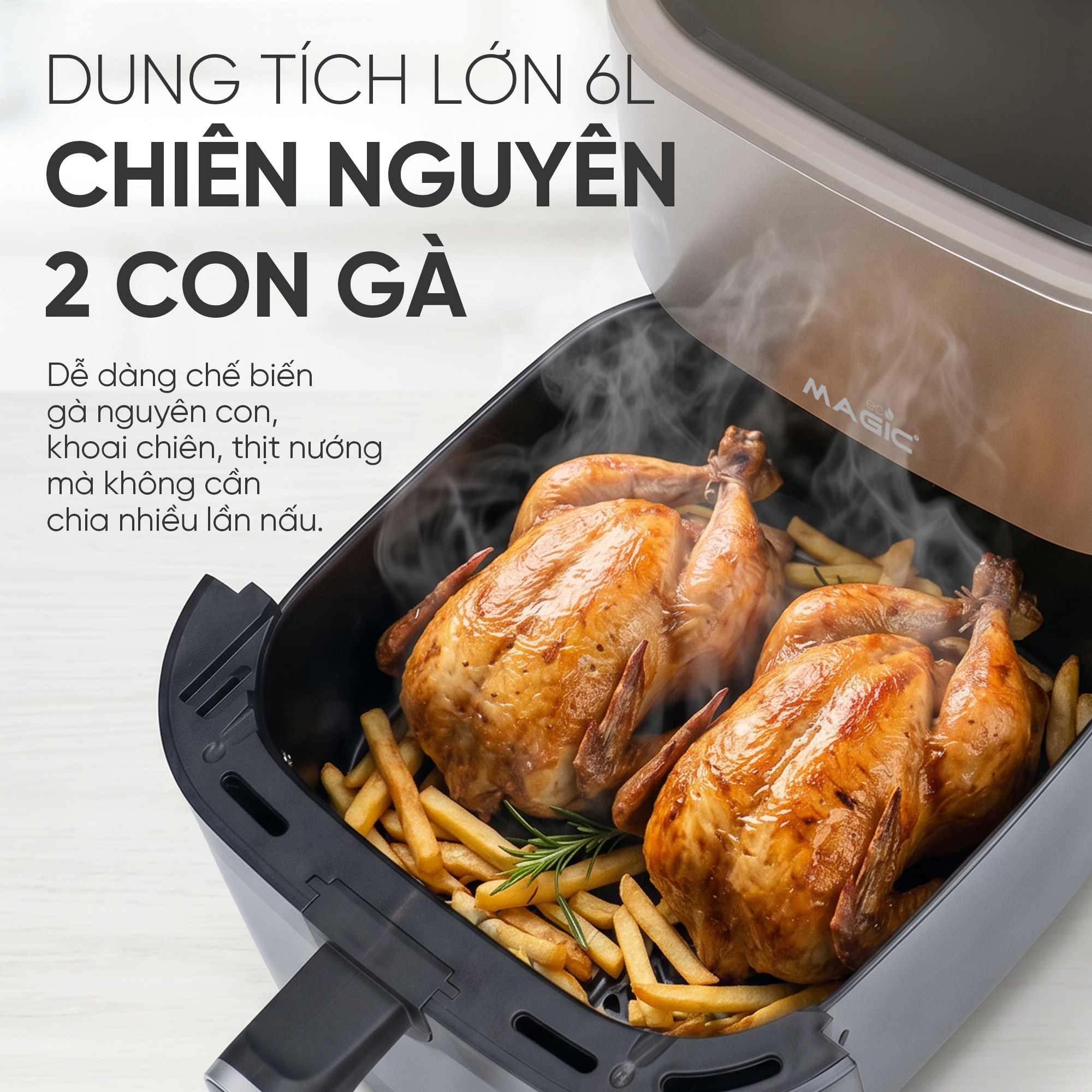 Cẩm Nang Chi Tiết: Cách Chọn Nồi Chiên Hấp Đa Năng Phù Hợp Cho Gia Đình Bạn 1
