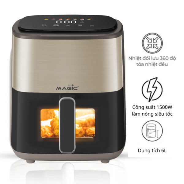 Nồi Chiên Không Dầu Magic Eco AC-163 1
